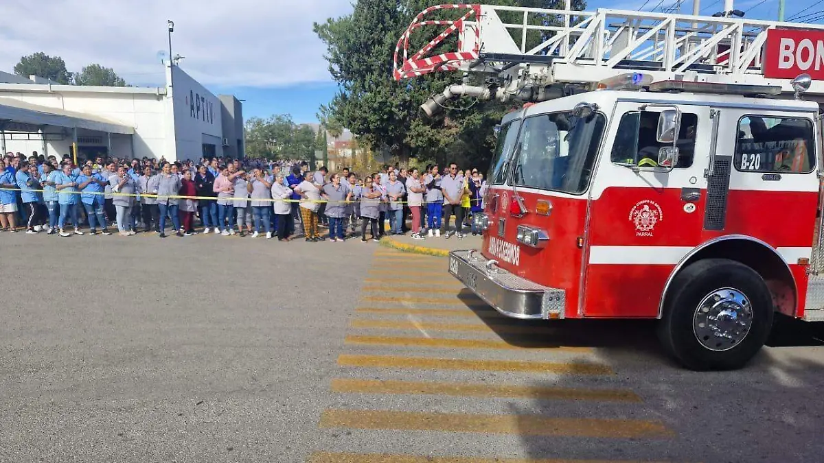 SIMULACRO1.... Foto Gobierno Municipal de Parral